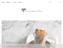 Tablet Screenshot of cucinaecantina.net
